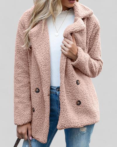 Vianey | Textured Double-Breasted Jacket