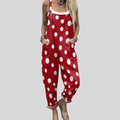 FLOWING ADJUSTABLE-STRAP CROPPED DUNGAREES