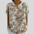 BLOEMEN | FLORAL COLLARED TOP