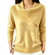 Inell | Asymmetric Foldover-Neck Jumper