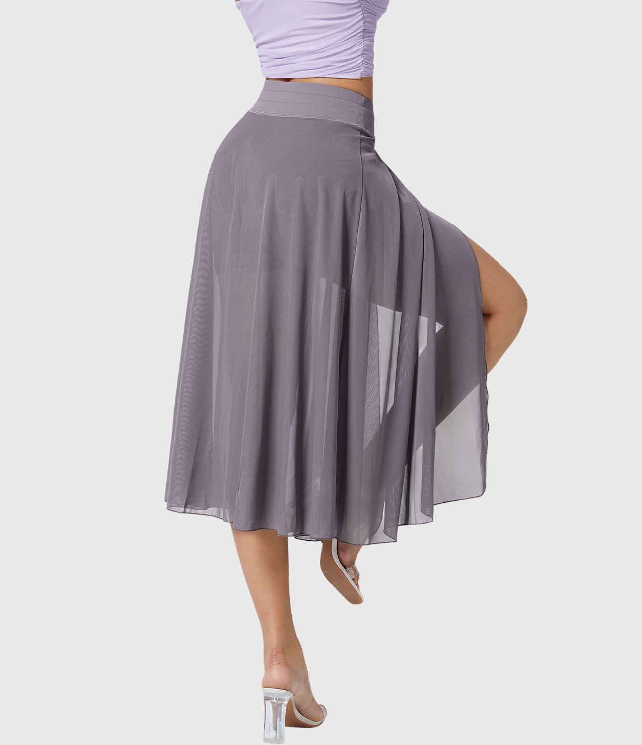 MELANIE | ELASTIC-WAIST FLOWING SKIRT