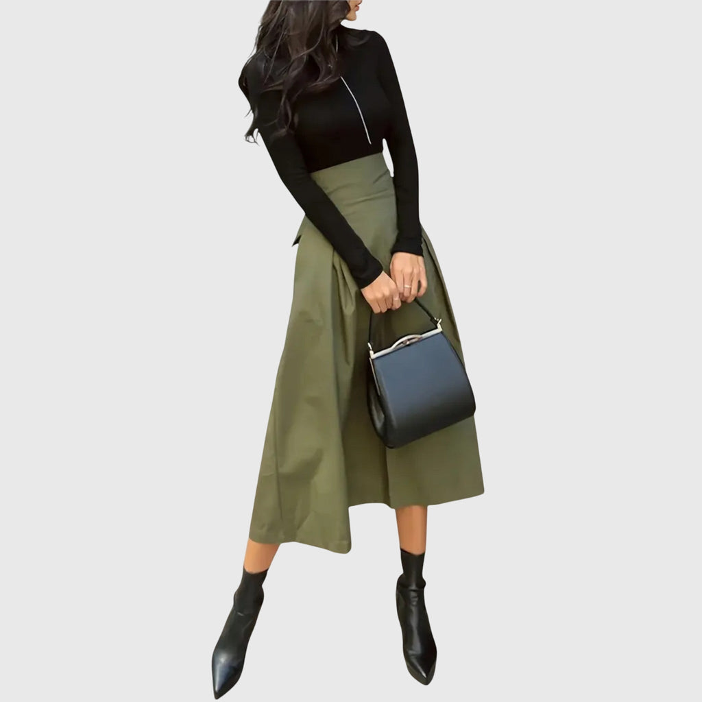 ELINA | A-LINE MIDI DRESS
