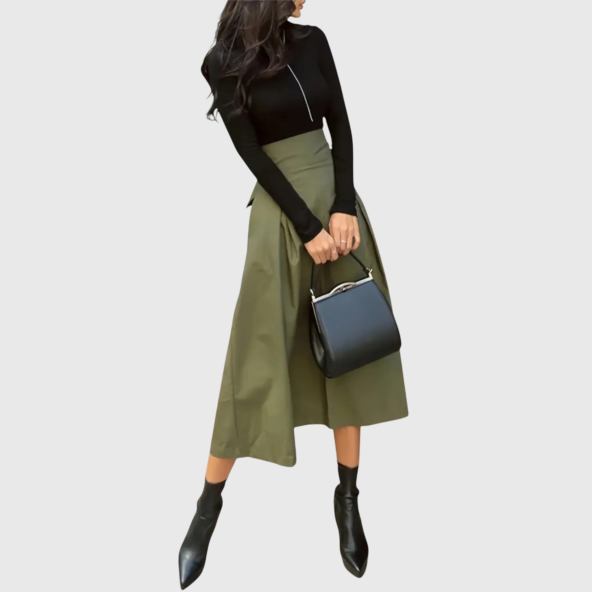 ELINA | A-LINE MIDI DRESS