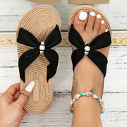 Nastassia | Twist-Strap Flat Sandals