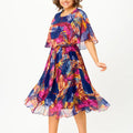BARBARA | FLOWING PRINTED DRESS