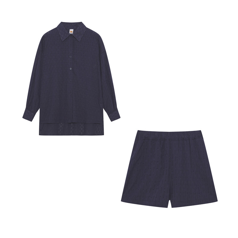 ELIZABETH | COTTON BUTTON-FRONT CO-ORD SET