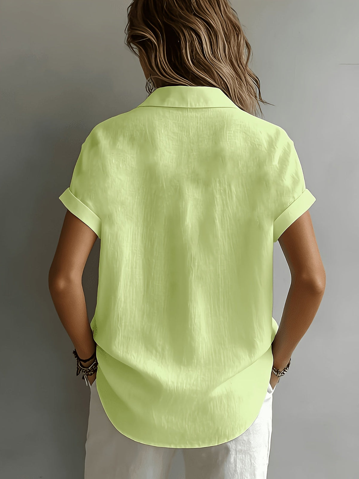 Tyeshia | Collared Short-Sleeve Shirt