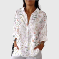 PRINTED FLOWING BLOUSE