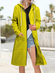 Maryalice | Hooded Long Zip Cardigan