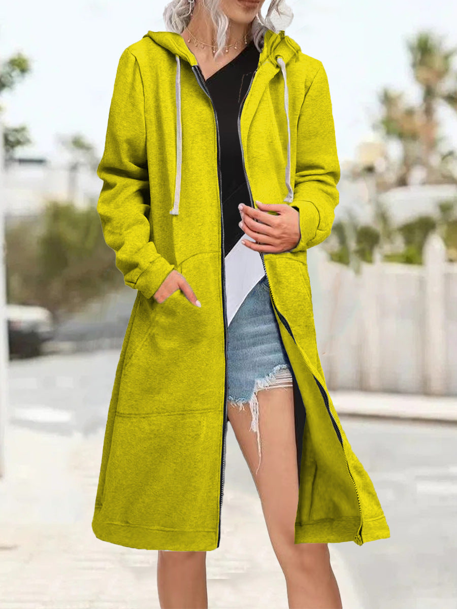 Maryalice | Hooded Long Zip Cardigan