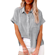 Docia | Short-Sleeve Button Shirt