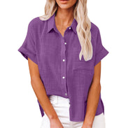Docia | Short-Sleeve Button Shirt