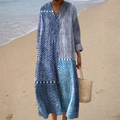 PRINTED FLOWING DRESS