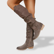 Valeria knee-high boots in Brown