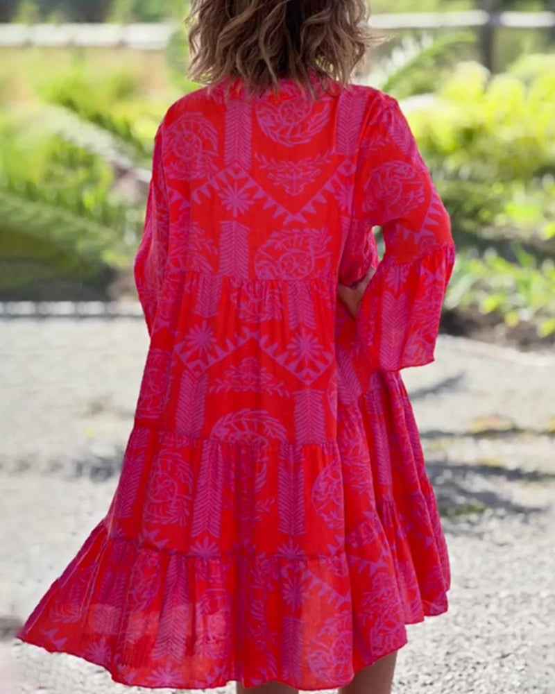 JOYCE | PRINTED FLOWING DRESS