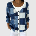 KNITTED BUTTON-FRONT SUMMER CARDIGAN