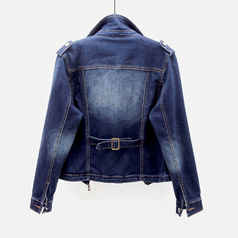 Joella | Denim Biker Jacket