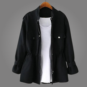 Jordana | Point-Collar Utility Jacket