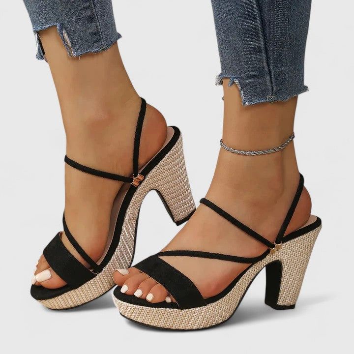 LORIENNA | ADJUSTABLE-STRAP LIGHTWEIGHT HEELS
