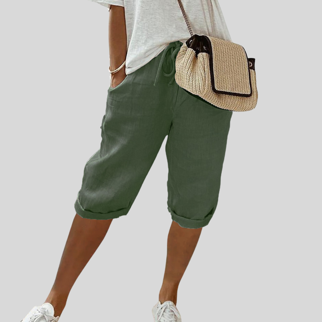 Short Smooth Comfortable Elegant Trousers