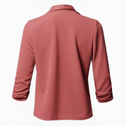Madge | Open-Front Shawl-Collar Blazer