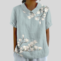 BLOEMIGE | FLORAL COLLARED TOP