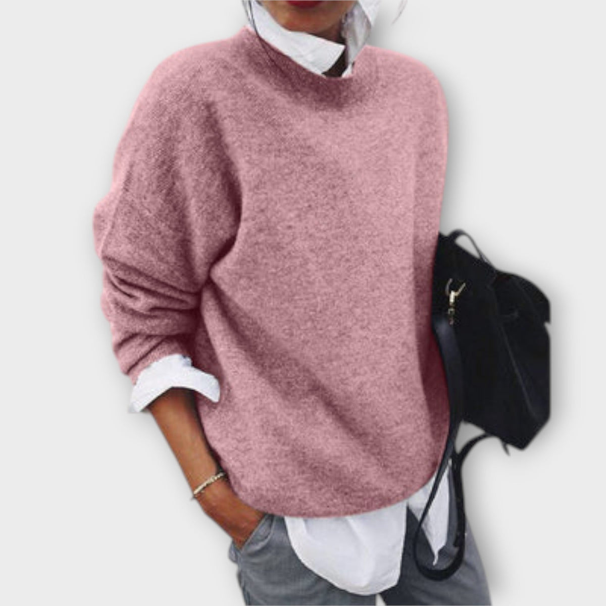 Loredana | Soft Olive Green Jumper
