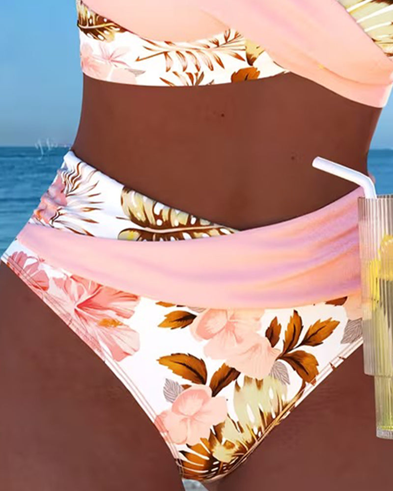 PRINTED SLEEVELESS BIKINI