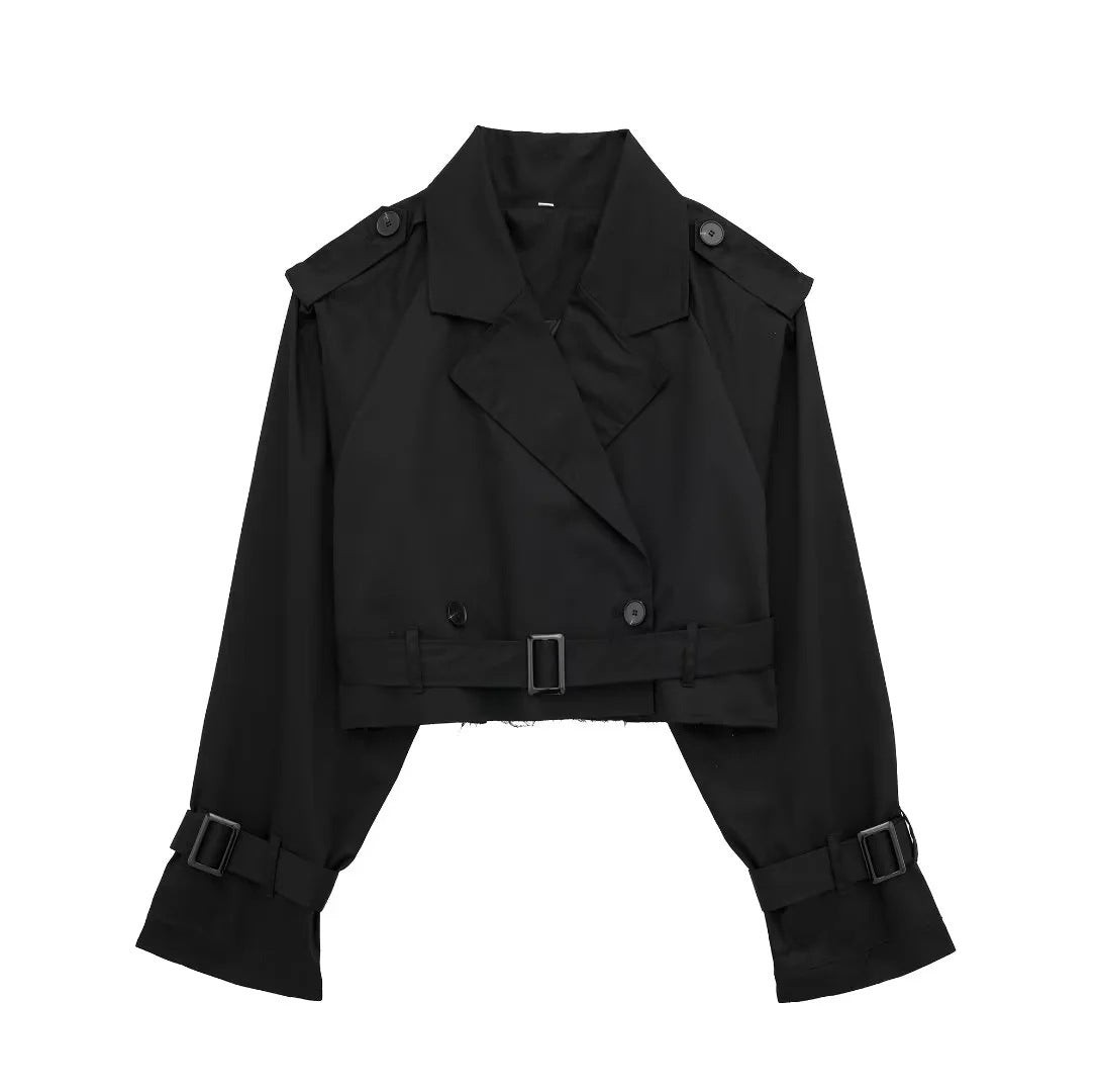 Jolie | Cropped Double-Breasted Jacket