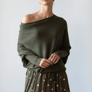 Maryelizabeth | Wide-Neck Jumper