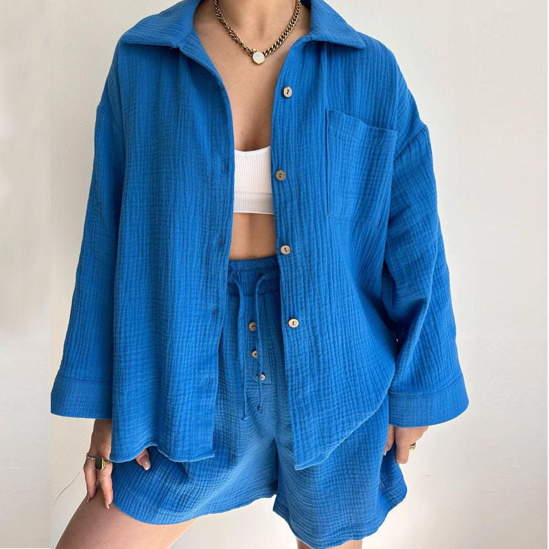 BRIGETTE | POCKET-DETAIL OVERSIZED CO-ORD SET