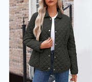 Erlinda | Point-Collar Quilted Jacket