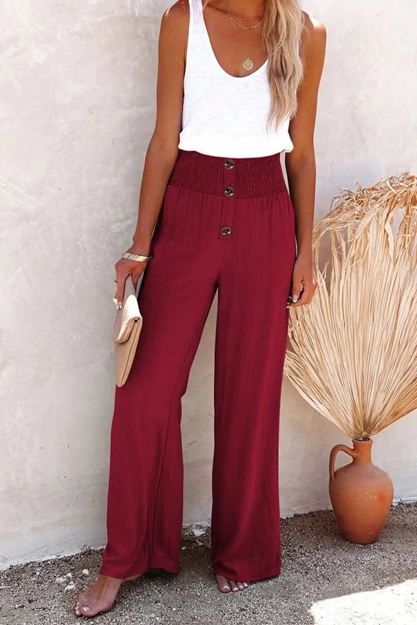 Riana | High Waist Relaxed Trousers