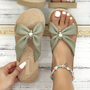 Nastassia | Twist-Strap Flat Sandals