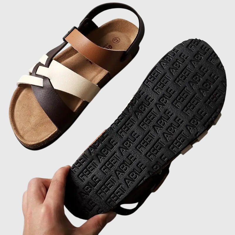 CAMILLE | BUCKLE WIDE-FIT SANDALS