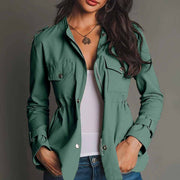 Gertie | Collared Pocket Zip Jacket