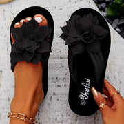 Tinnie | Flower-Detail Toe-Post Sandals
