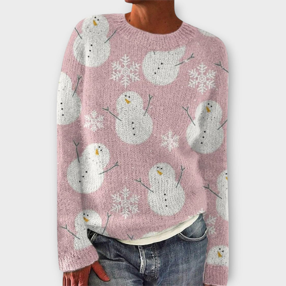 Simone | Cozy Christmas Crème Jumper