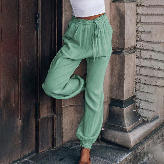 Kaeli | Elegant Jogging Trousers With Rope