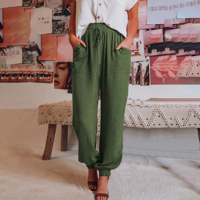Kaeli | Elegant Jogging Trousers With Rope