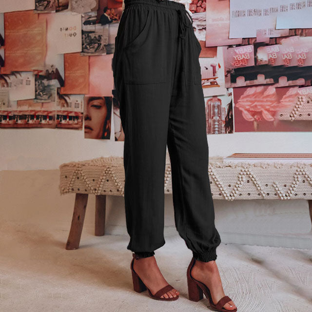 Kaeli | Elegant Jogging Trousers With Rope