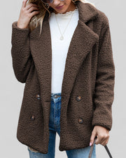 Vianey | Textured Double-Breasted Jacket
