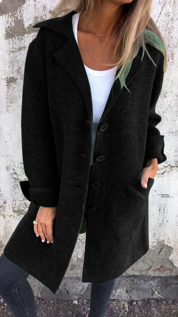 Odette | Textured Notch-Lapel Blazer