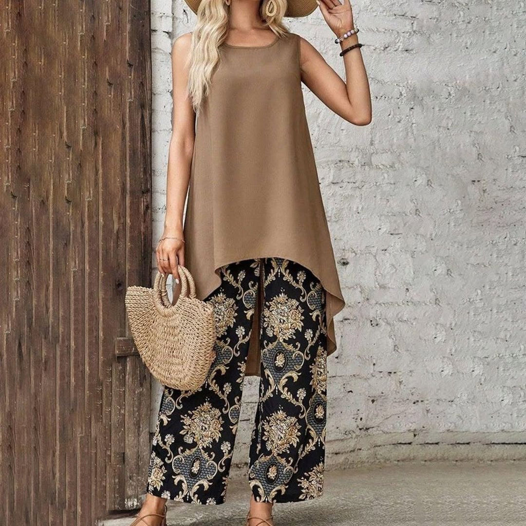 TRINA | PRINTED WIDE-LEG CO-ORD SET