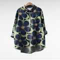 CAMILLE | PRINTED LONG-SLEEVE BLOUSE