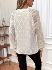 Starlene | Lace-Overlay Blouse