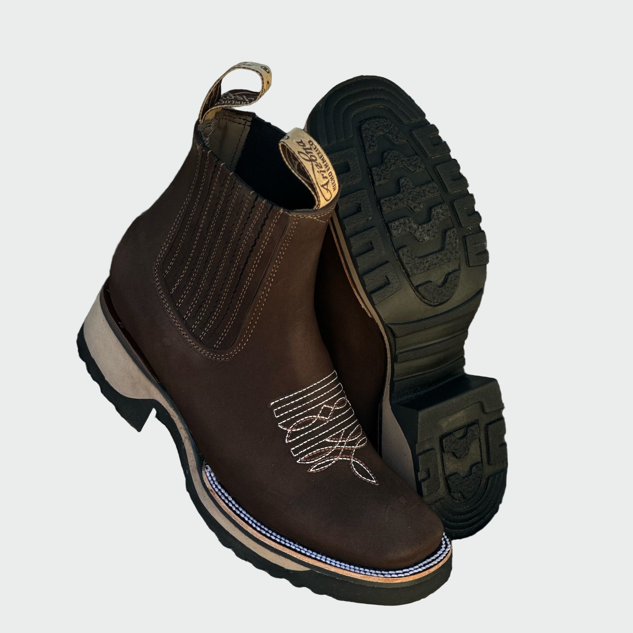 LEREN | BROWN LEATHER BOOTS