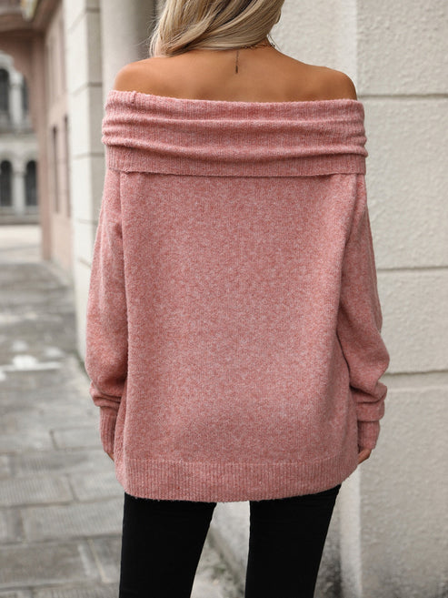 Olyvia | Foldover-Neck Jumper