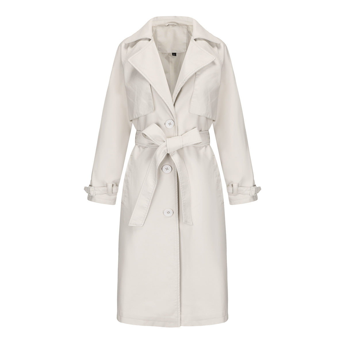 Abrianna | Belted Lapel Coat