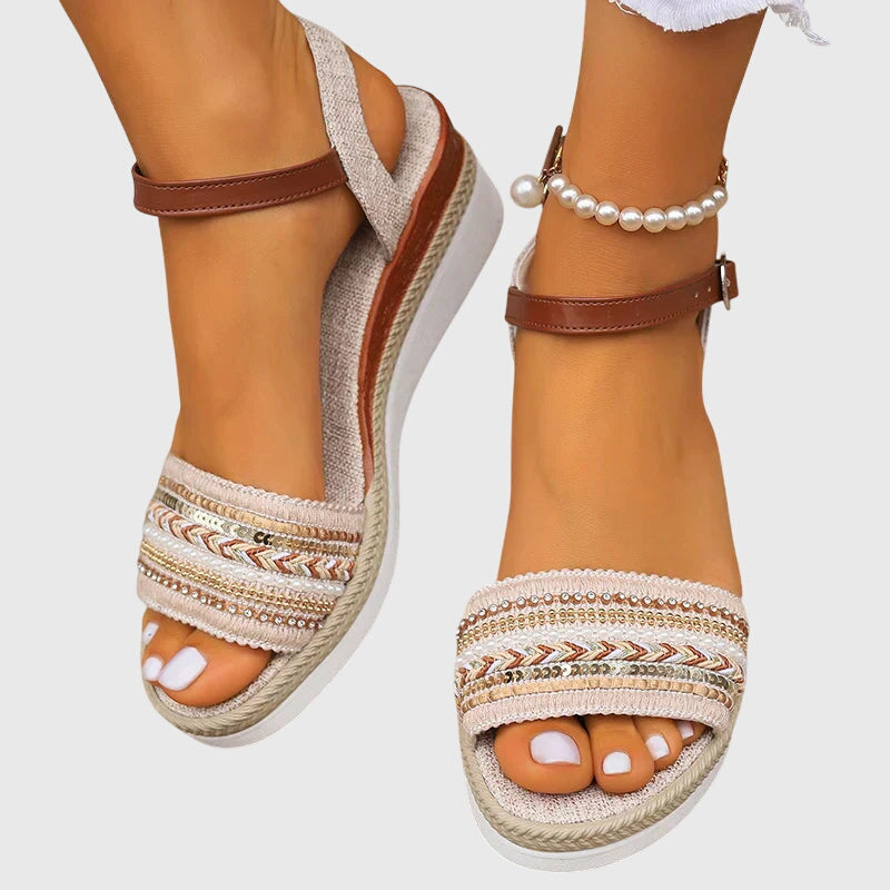 BILLARIE | WIDE-FIT LIGHTWEIGHT SANDALS